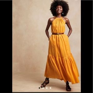 Oh WOW!!! Banana Republic Fino Ramie Cotton Dress in Mad About …